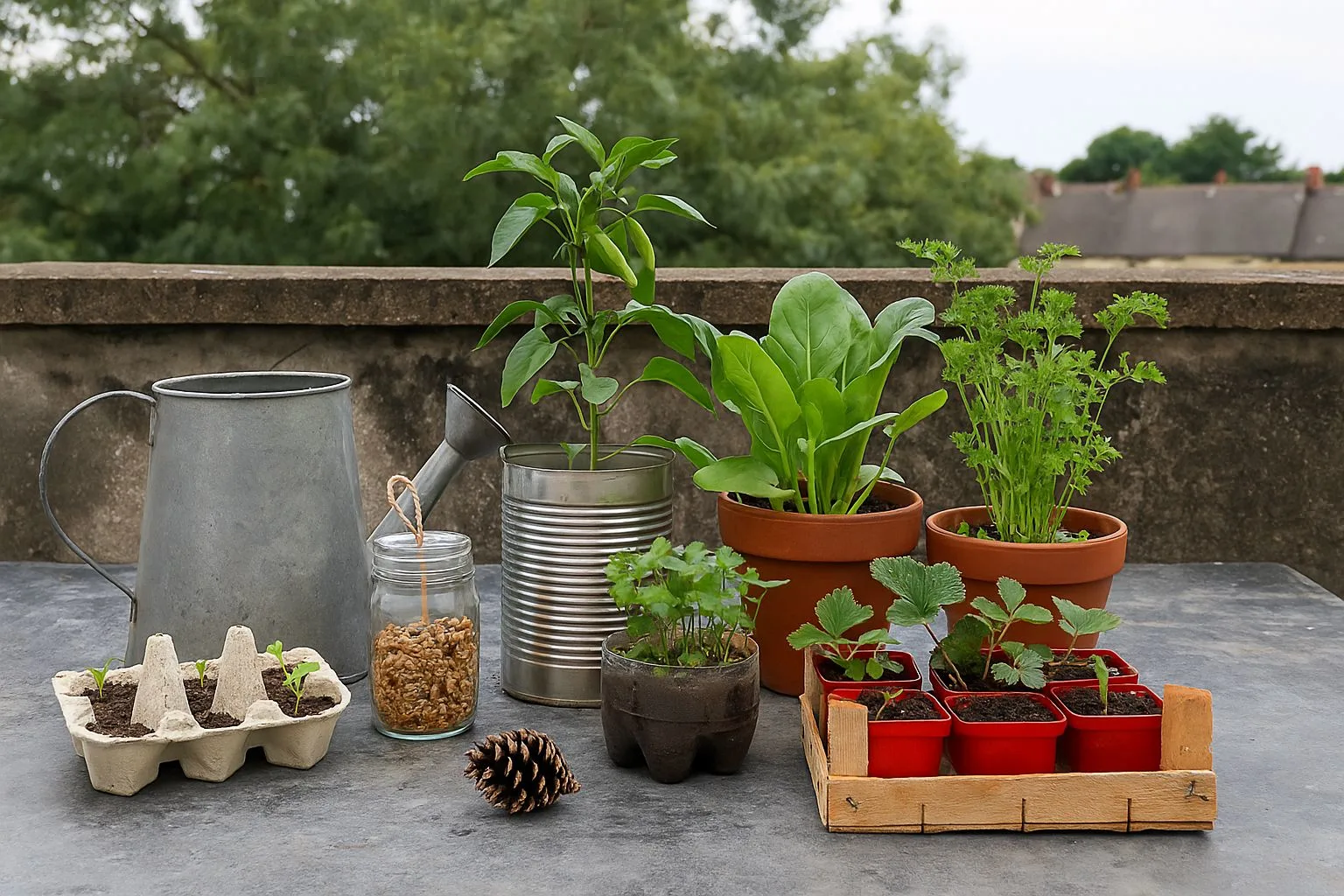 Quick budget hacks for low-cost gardening with spinach, coriander  – Urban Plant